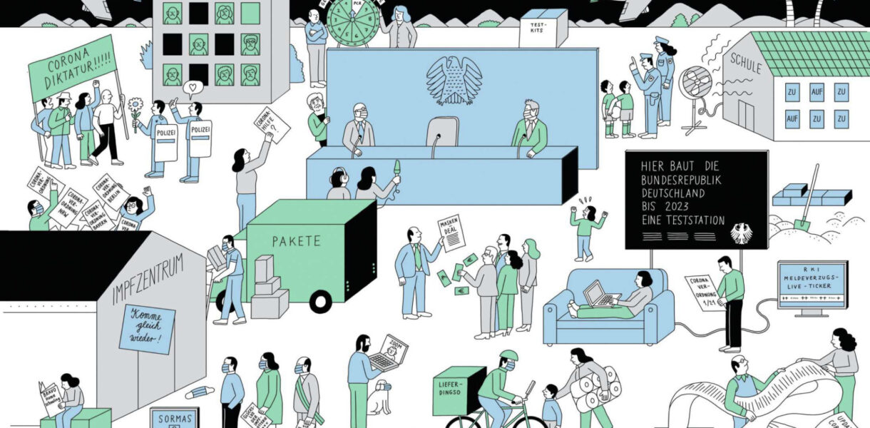 Illustration: Jochen Schievink für DIE ZEIT